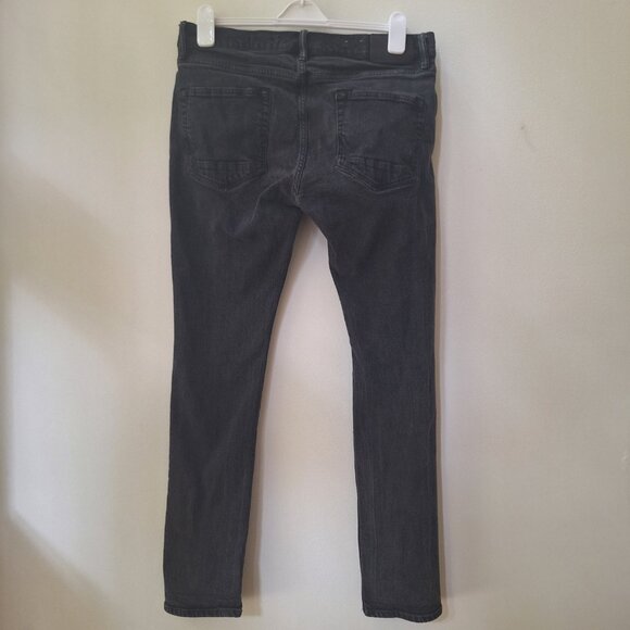 ALL SAINTS Washed Black Cigarette Skinny Fit Stretch Denim Jeans - Picture 6 of 9